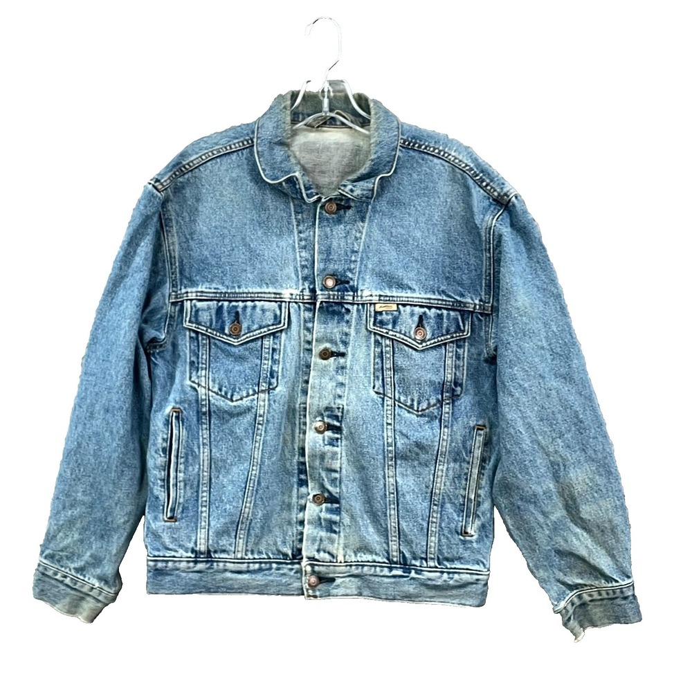 Vintage‎ Levi's Trucker Jacket Mens Large Denim 90s Western Workwear Streetwear